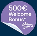 500€ welcome bonus