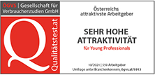 SEHR HOHE ATTRAKTIVITÄT für Young Professionals