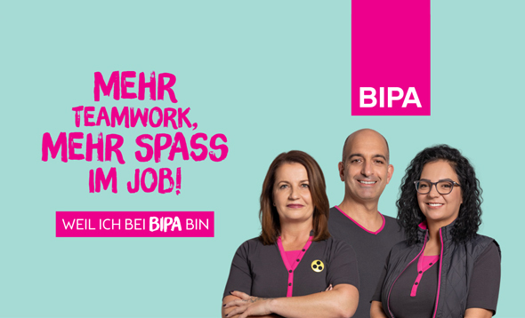Mehr Teamwork, mehr spass im Job weil ich bei Bipa bin
