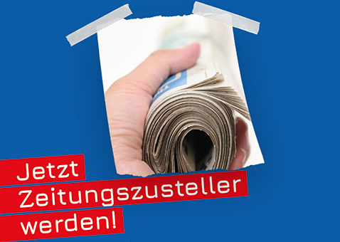 Jetzt Zeitungszusteller werden