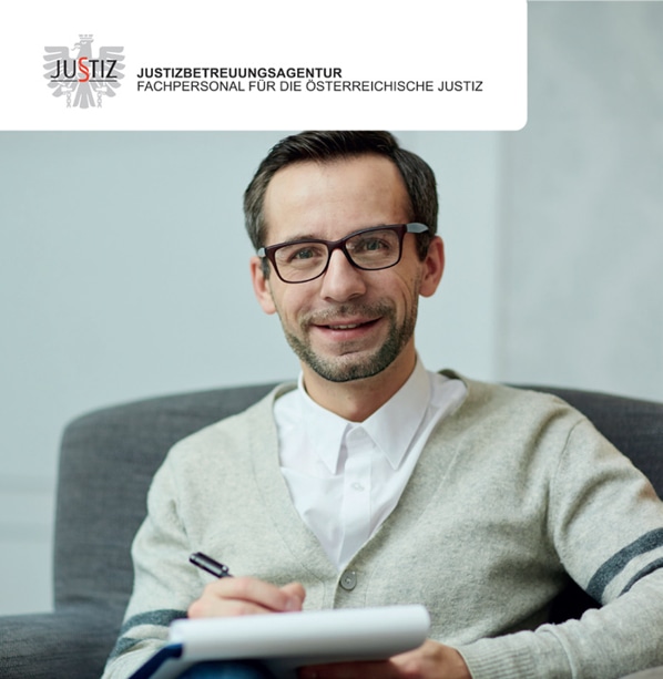 Logo-Justizbetreuungsagentur Fachpersonal fuer die oesterreichische Justiz